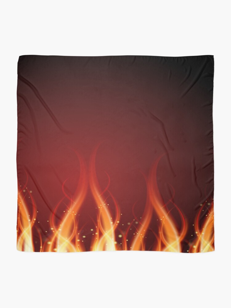 Thumbnail 2 of 3, Scarf, Fire Flames Background designed and sold by robertllynch.