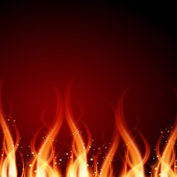 Artwork thumbnail, Fire Flames Background by Robert Lynch