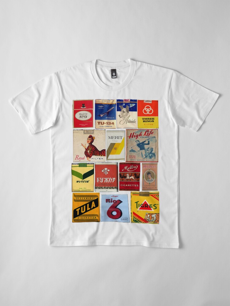 "Cigarette packets " T-shirt by Murray-Mint | Redbubble