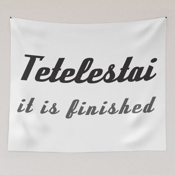 Item preview, Tetelestai designed and sold by plushism.