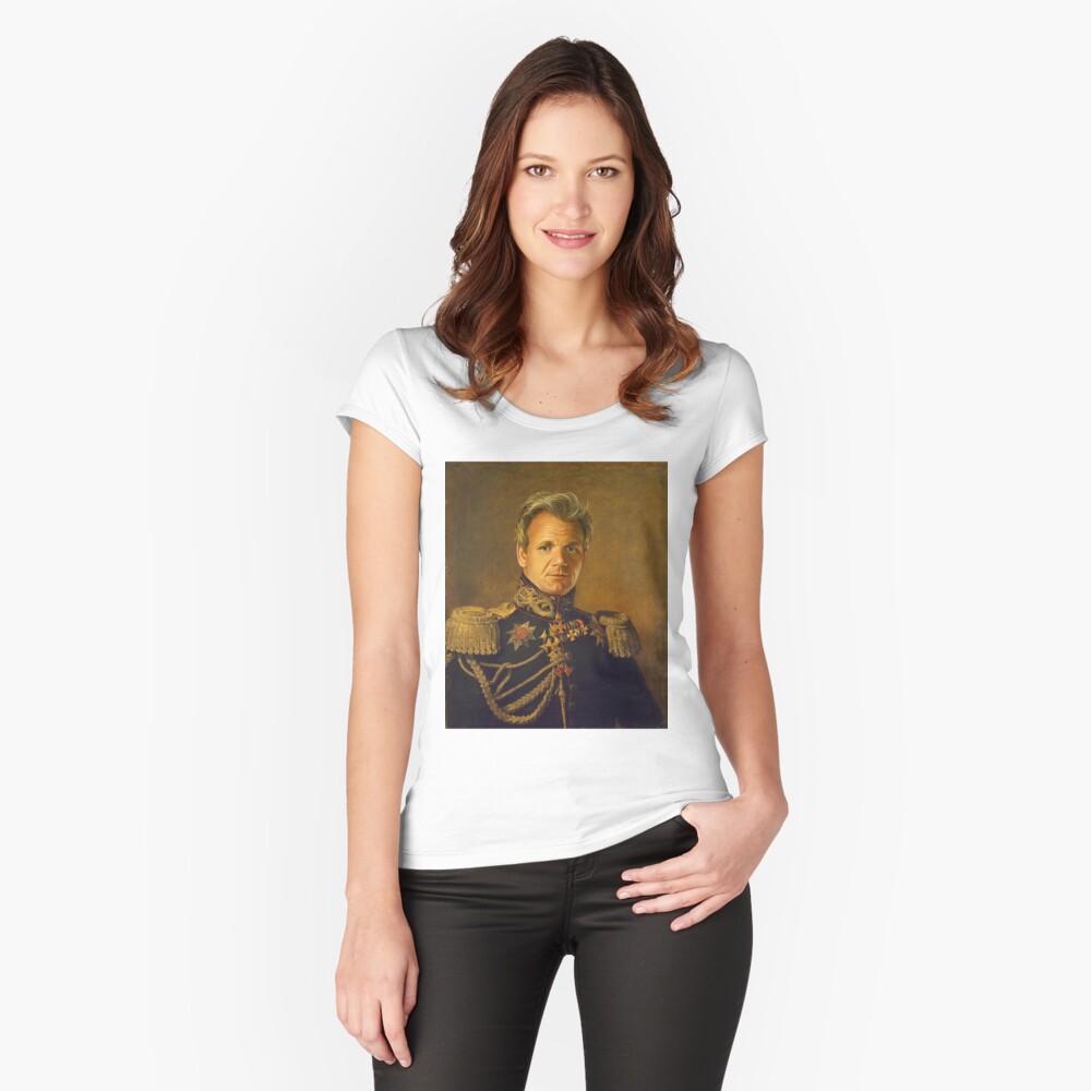 Item preview, Fitted Scoop T-Shirt designed and sold by replaceface.