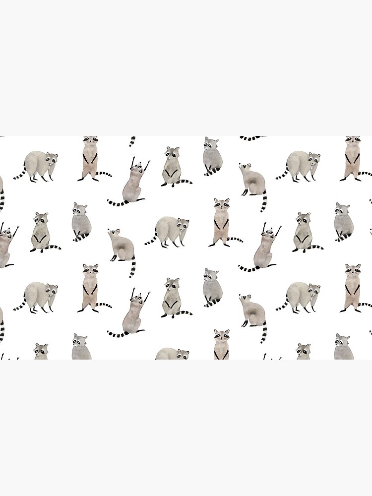 Raccoon pattern by tinavandijk