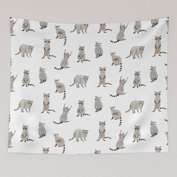 Item preview, Raccoon pattern designed and sold by Tina van Dijk.