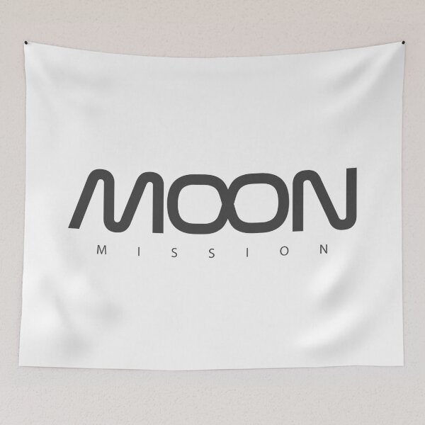 Item preview, NASA MOON mission. WHITE. designed and sold by 7115.