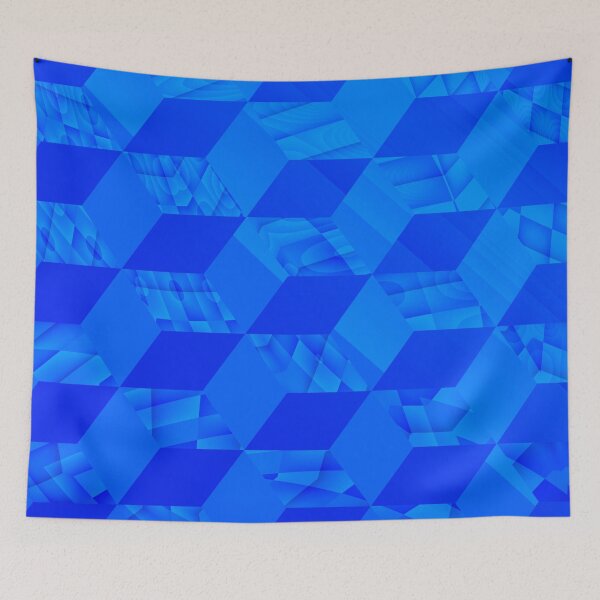Item preview, I Got The Blues and Abstract Cubes designed and sold by tjustleft.