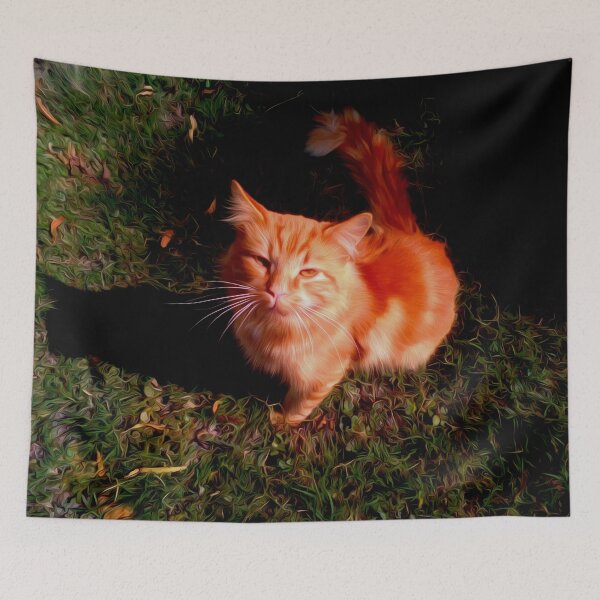 Item preview, Sunset Meow Digital Oil (Jeffrey)  designed and sold by aventi24.