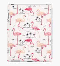 Flamingo Bird Retro Background iPad Case/Skin