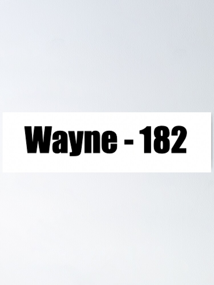 Blink 182 Lil Wayne Tour Wayne 182 Poster By Trapdepot Redbubble