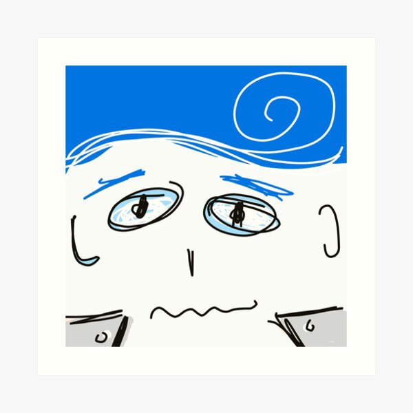 Joe Waves Art Print