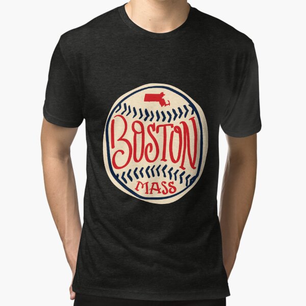 Hand Drawn Baseball for Boston with custom Lettering Pin for Sale by  thegoodwordsco