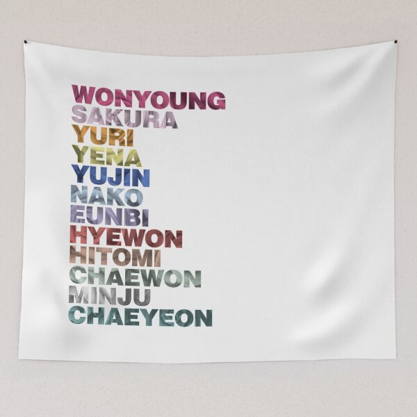 Item preview, IZ*ONE Team (white) designed and sold by silvercrystal.