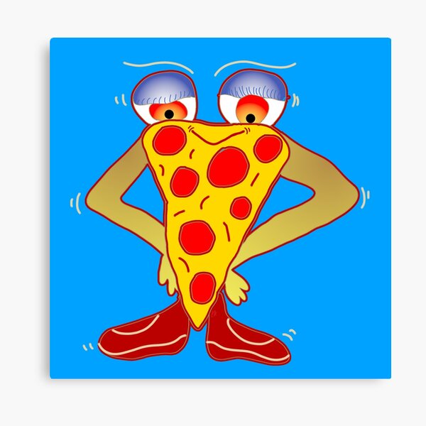Pizza Zony Leinwanddruck