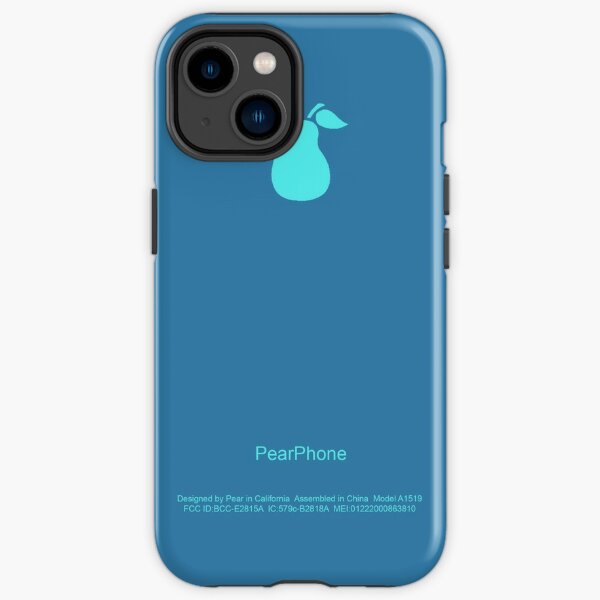 Blauer PearPhone Fall iPhone Robuste Hülle