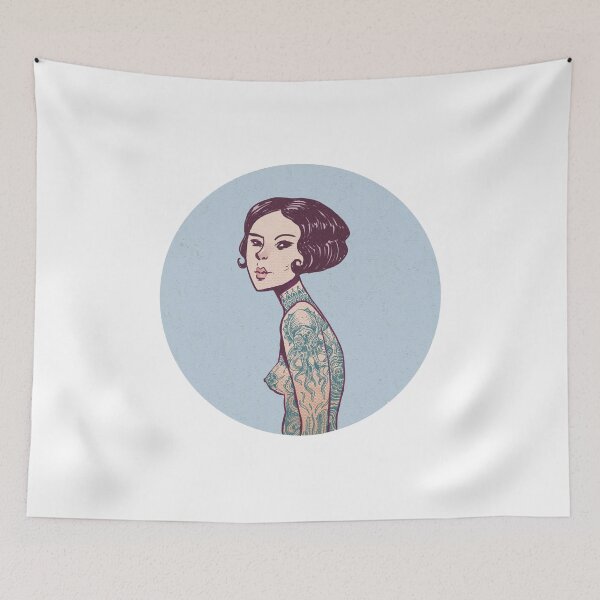 Item preview, Tattoo girl designed and sold by Rudy Faber.