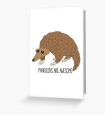 Pangolins sind fantastisch cooles Pangolin Geschenk Grußkarte