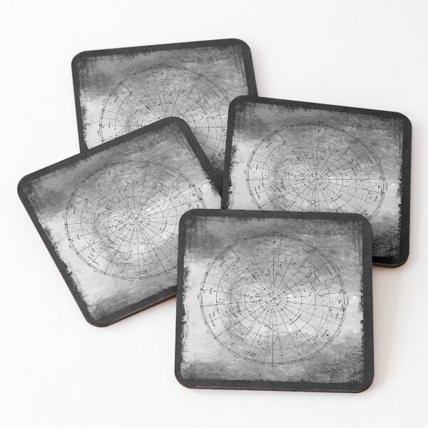 Item preview, Old Metal Northern night sky constellation astrology sky map designed and sold by Glimmersmith.