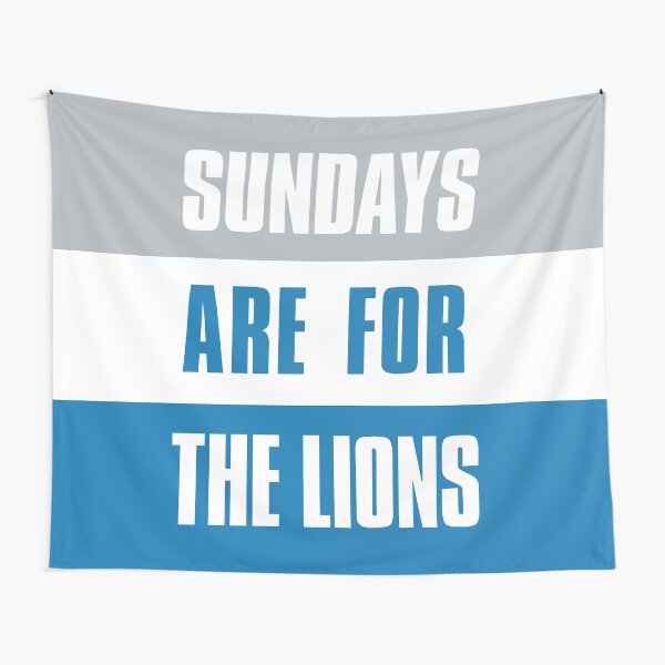 Item preview, Sundays are for The Lions, Detroit Football Fans designed and sold by elhefe.