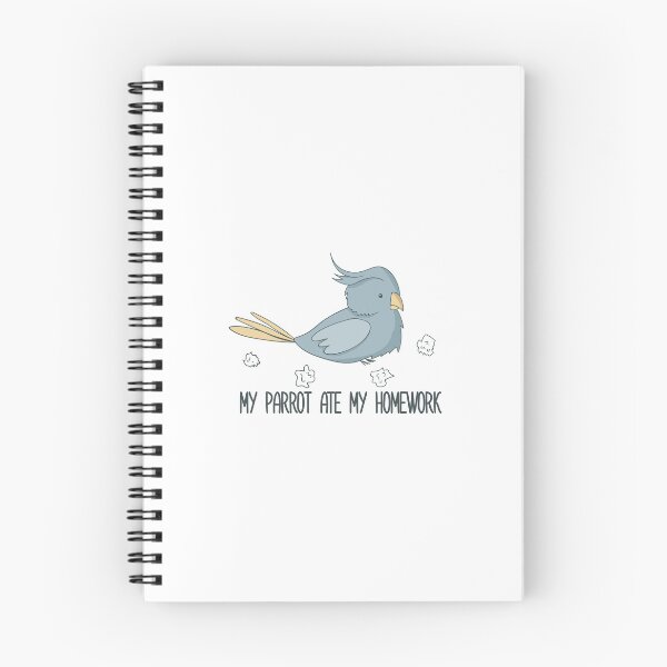 Item preview, My Parrot Ate My Homework Funny Pet Parrot Gift designed and sold by DreamyPanda.