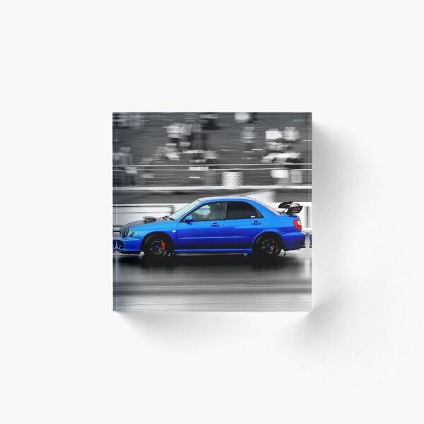 Subaru Racer Acrylic Block