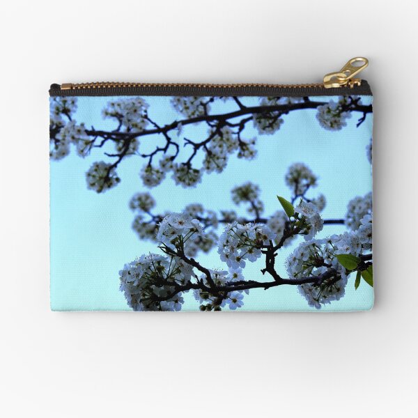 Early Morning Pear Blossom Zipper Pouch