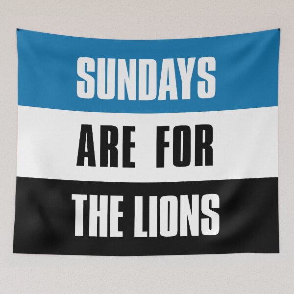 Item preview, Sundays are for The Lions, Detroit Football  designed and sold by elhefe.
