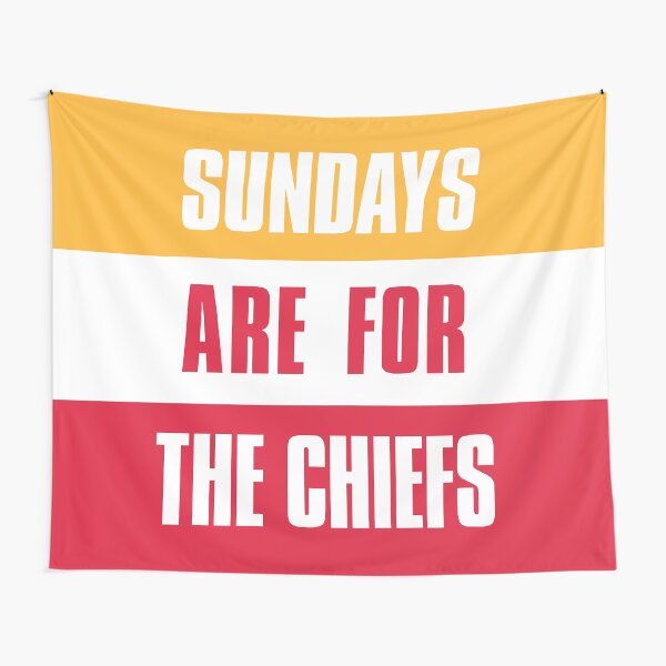 Sundays are for The Chiefs, Kansas City Football Tapestry