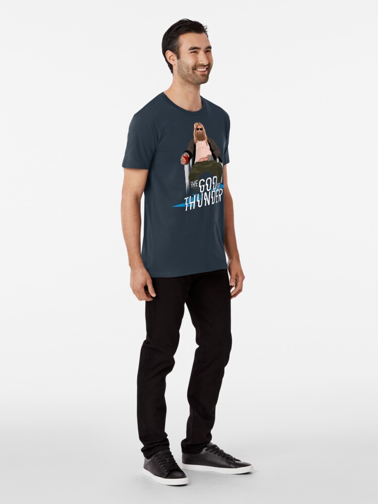 Alternate view of The God of Thunder Premium T-Shirt