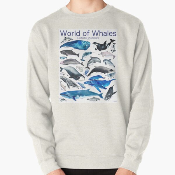 World of Whales Pullover Sweatshirt