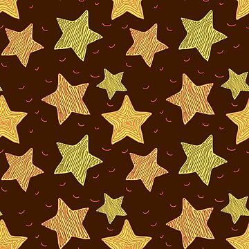 Artwork thumbnail, Pattern - Colored stars by BenH4