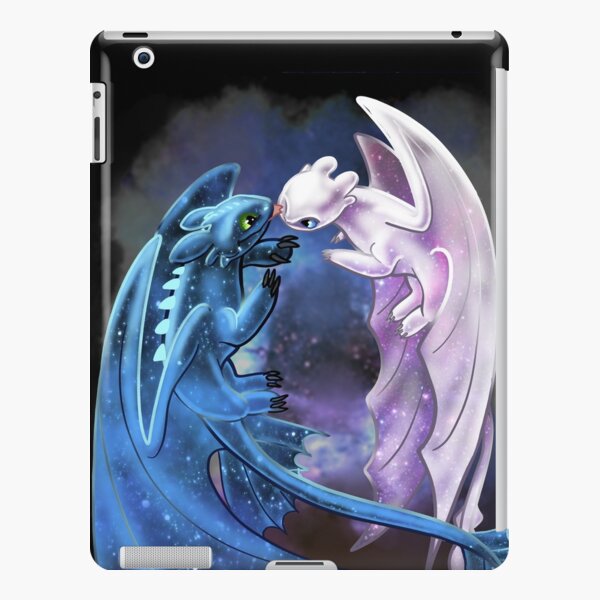 Dragon Heart - Starry Dragons - Toothless and Light Fury iPad Snap Case