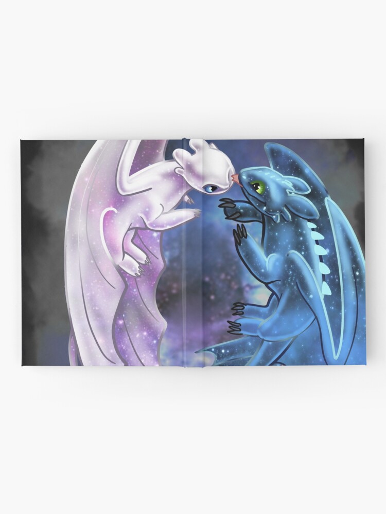 Alternate view of Dragon Heart - Starry Dragons - Toothless and Light Fury Hardcover Journal