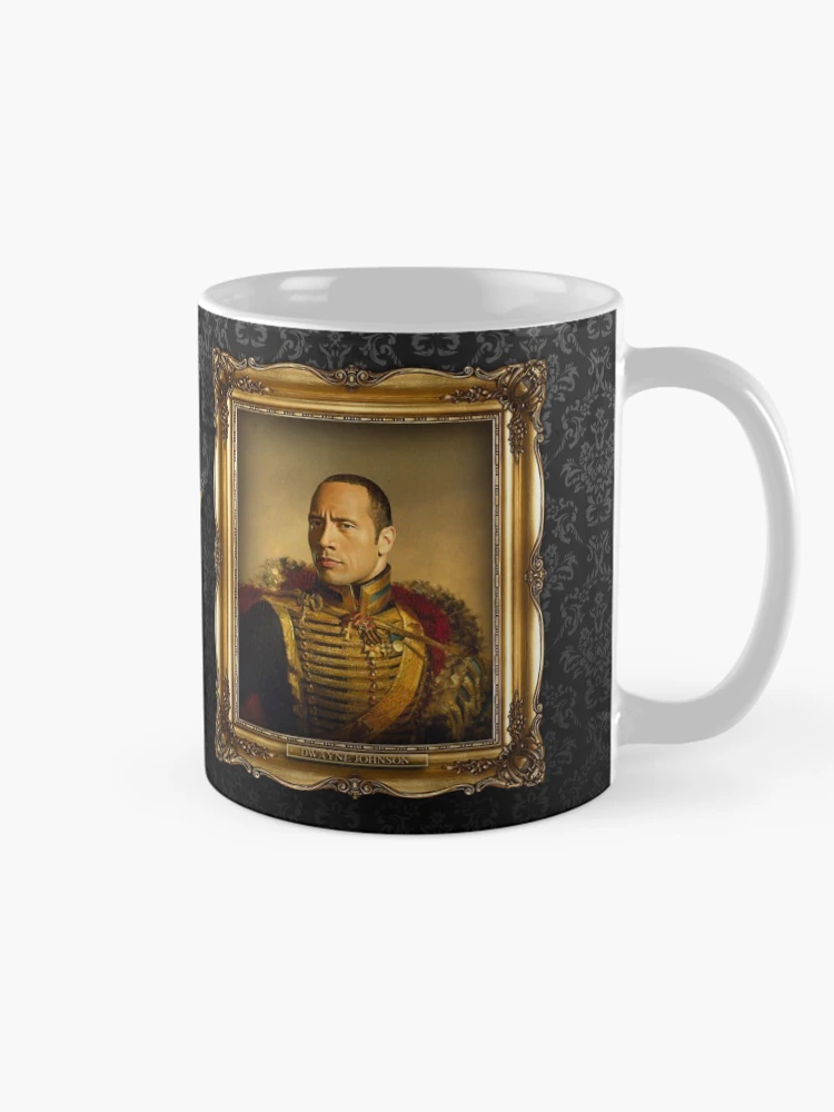 Thumbnail 3 of 6, Coffee Mug, Dwayne Johnson - replaceface designed and sold by replaceface.