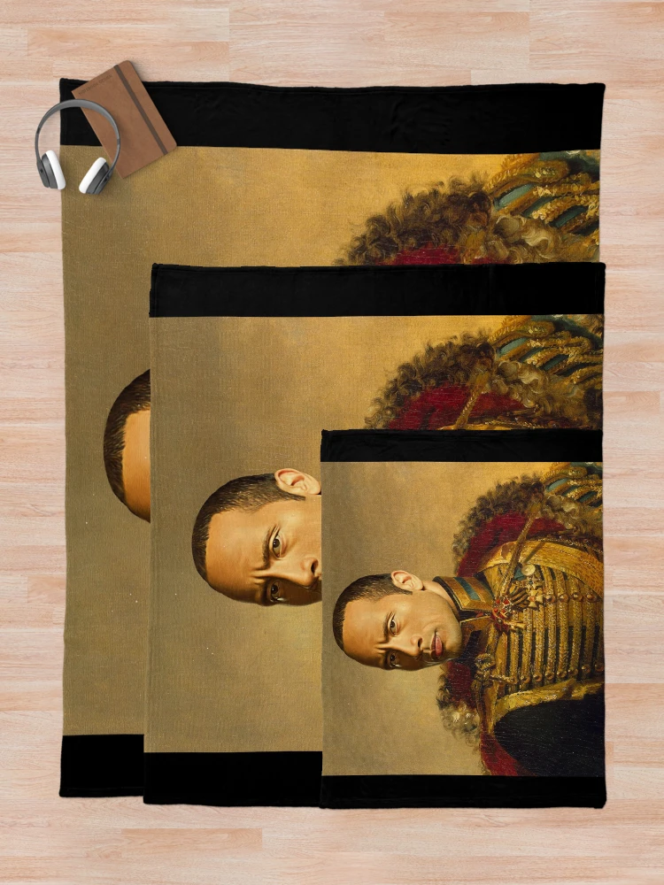 Thumbnail 5 of 6, Throw Blanket, Dwayne Johnson - replaceface designed and sold by replaceface.
