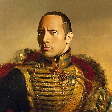 Artwork thumbnail, Dwayne Johnson - replaceface by replaceface