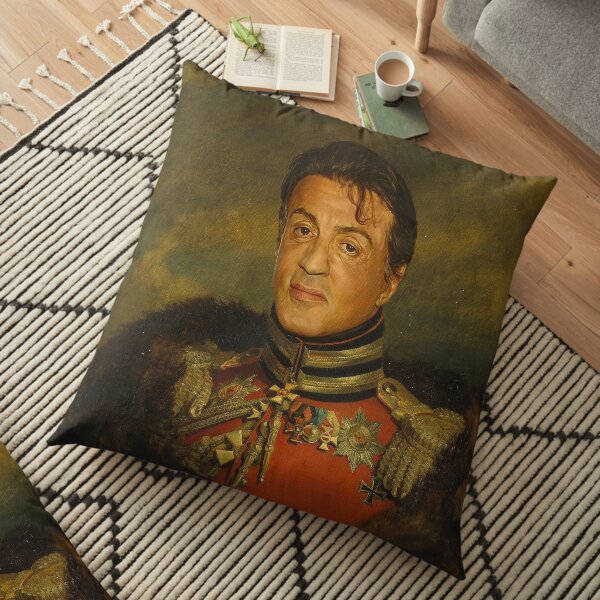 Sylvester Stallone - replaceface Coussin de sol