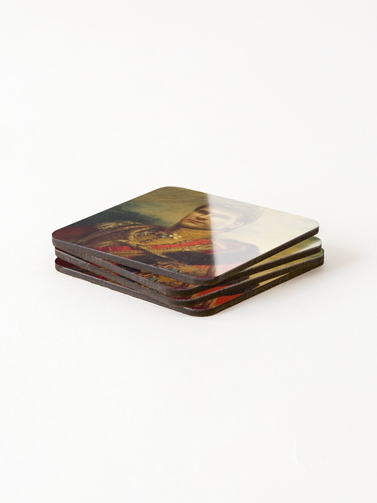 Thumbnail 4 of 5, Coasters (Set of 4), Patrick Swayze - replaceface designed and sold by replaceface.