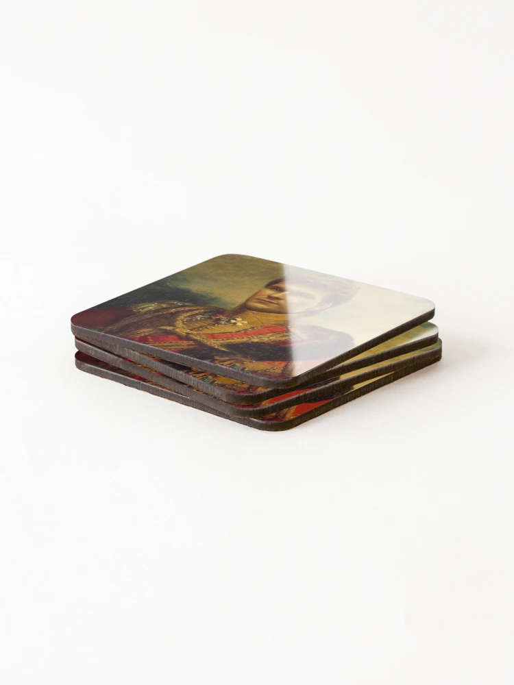 Thumbnail 4 of 5, Coasters (Set of 4), Patrick Swayze - replaceface designed and sold by replaceface.