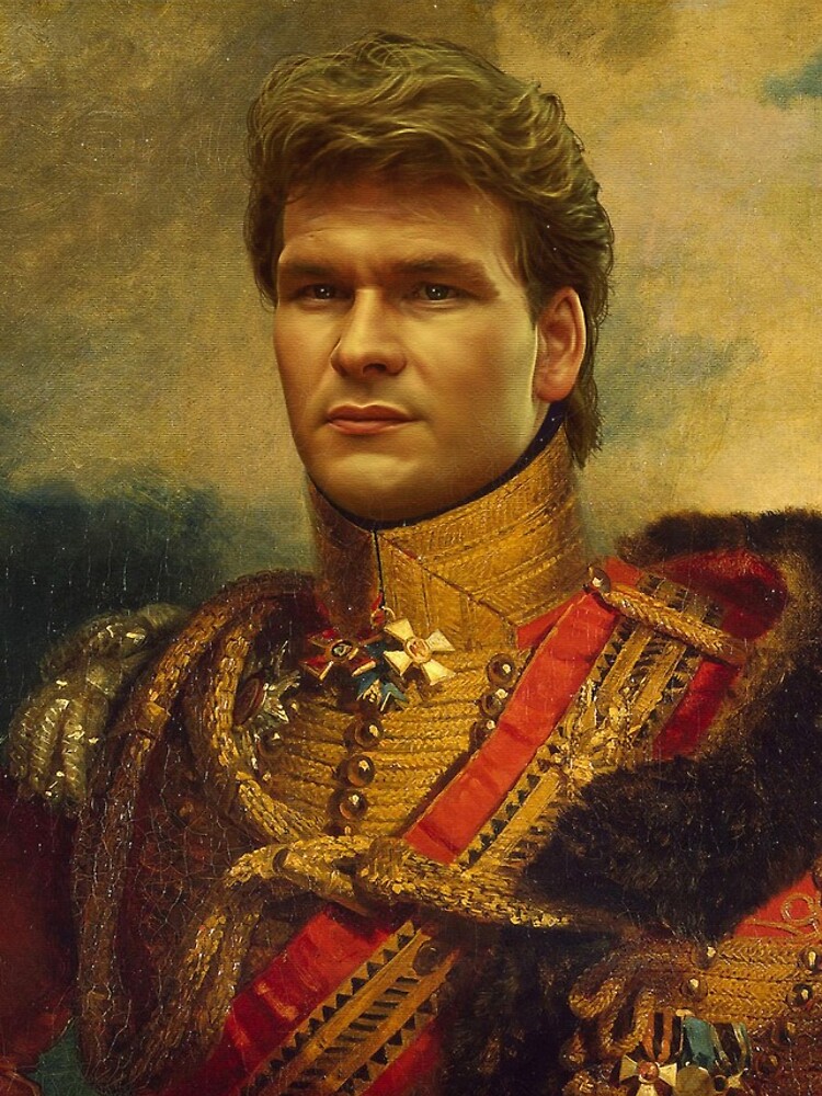 Thumbnail 4 of 4, iPhone Case, Patrick Swayze - replaceface designed and sold by replaceface.