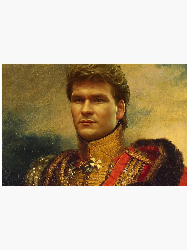 Thumbnail 4 of 4, Zipper Pouch, Patrick Swayze - replaceface designed and sold by replaceface.