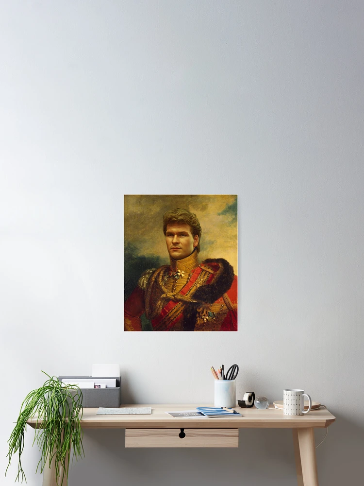 Thumbnail 2 of 3, Poster, Patrick Swayze - replaceface designed and sold by replaceface.
