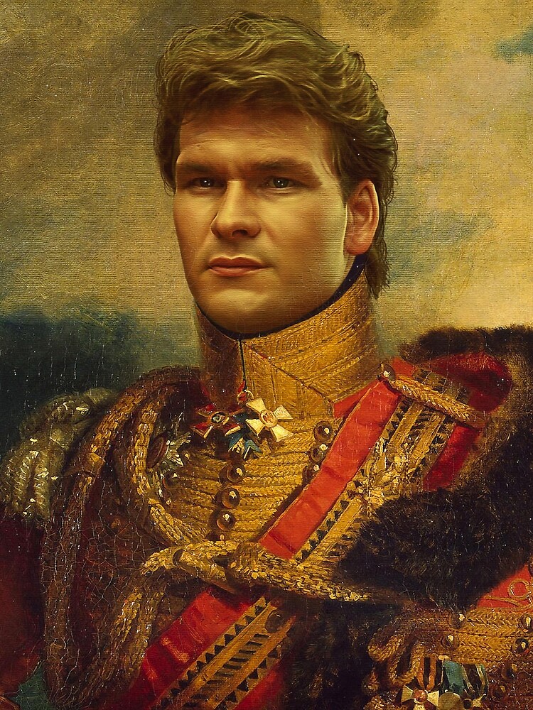Thumbnail 3 of 3, Scarf, Patrick Swayze - replaceface designed and sold by replaceface.