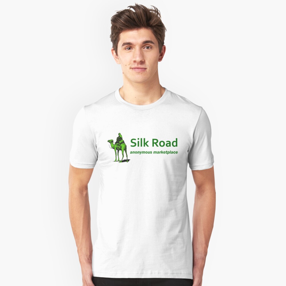 Silk Road Darknet Marketplace v1.0 Slim Fit T-Shirt