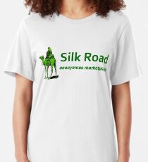 Silk Road Darknet Marketplace v1.0 Slim Fit T-Shirt