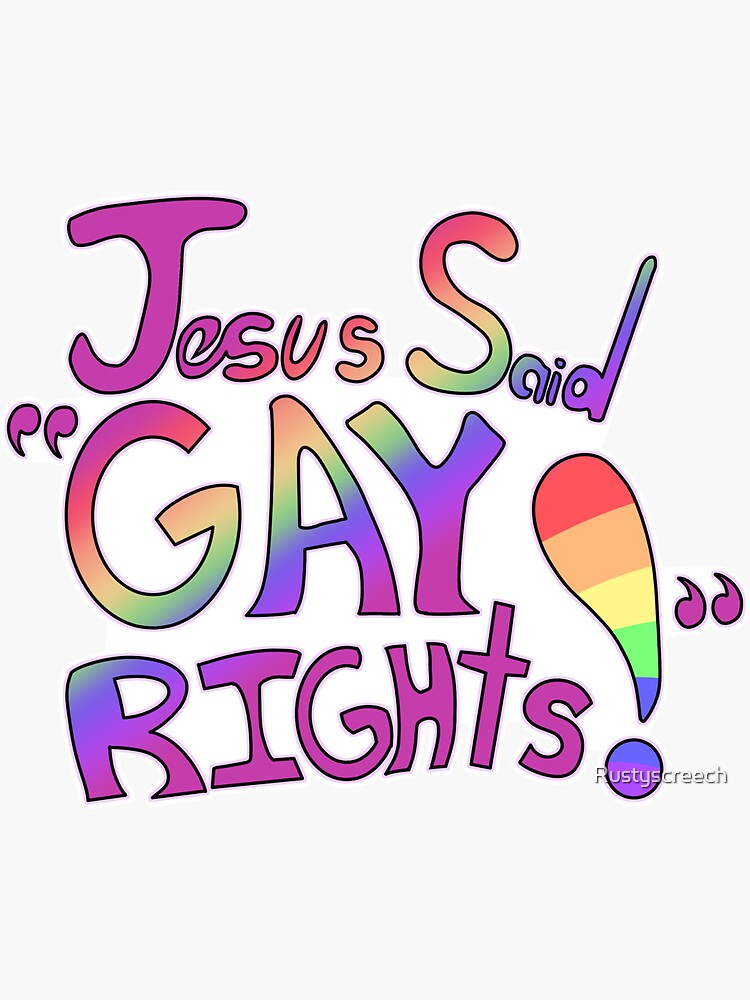 rights stickers Gay free