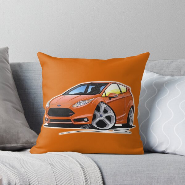 Item preview, Ford Fiesta (Mk7) ST Orange [NoPlate] designed and sold by Yeomans Cartoons.