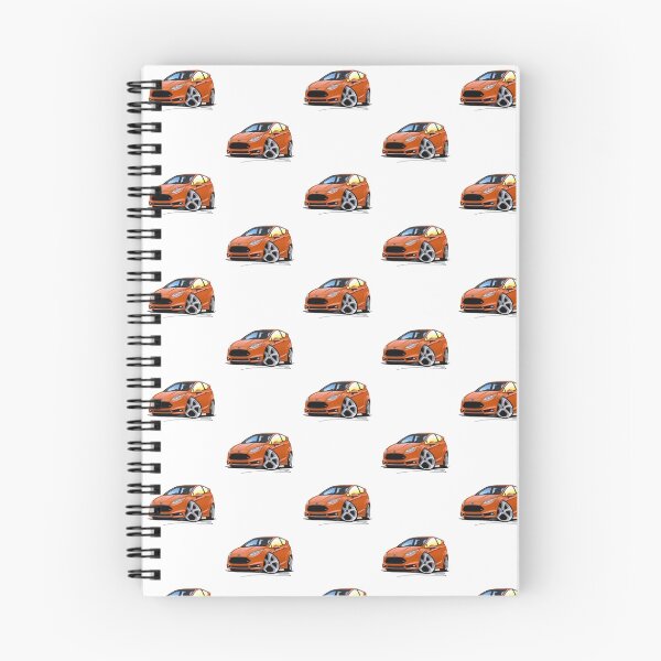 Item preview, Ford Fiesta (Mk7) ST Orange [NoPlate] designed and sold by Yeomans Cartoons.