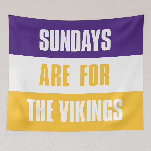 Item preview, Sundays are for The Vikings, Minnesota Football Fans designed and sold by elhefe.