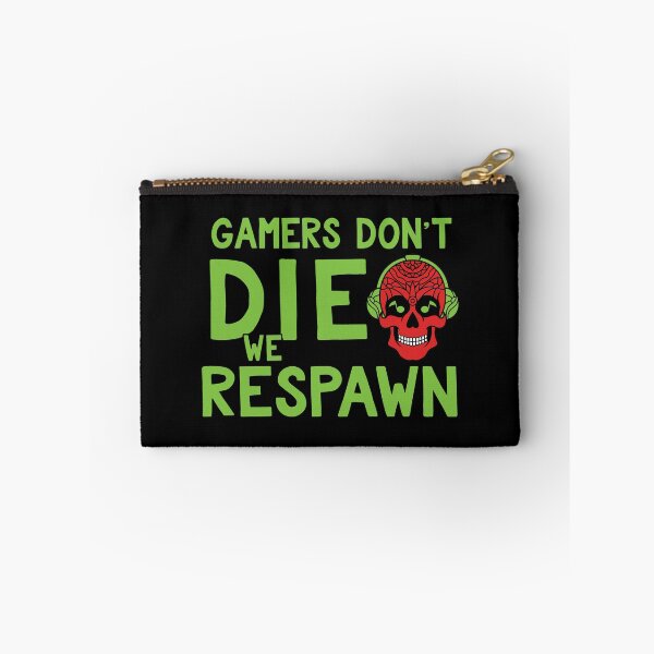 Item preview, Gamers Don't Die We Respawn Funny Video Gaming PC Consol Mobile Design 2 designed and sold by SpiritWestDesig.