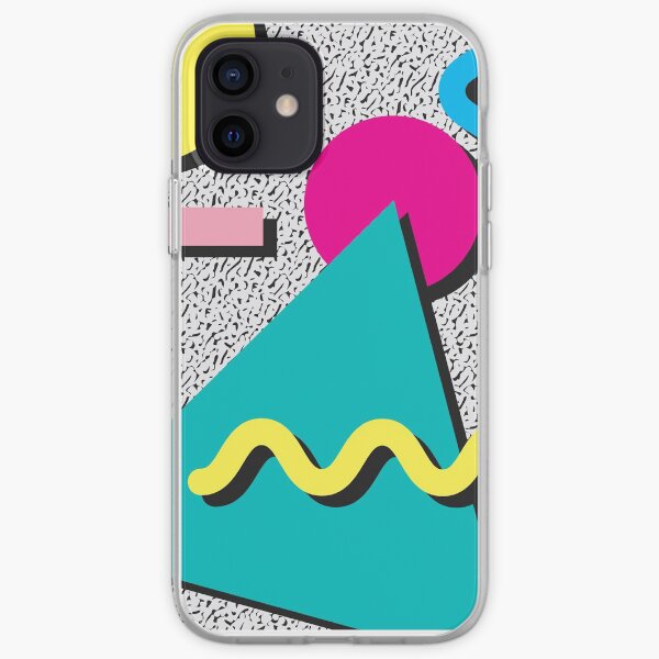 1980s Abstract Pattern iPhone Soft Case