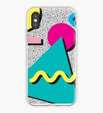 1980s Abstract Pattern iPhone Case